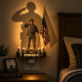 🔥LAST DAY 49% OFF- 🎇U.S. Marine Corps Semper Fi Shadow Night Light